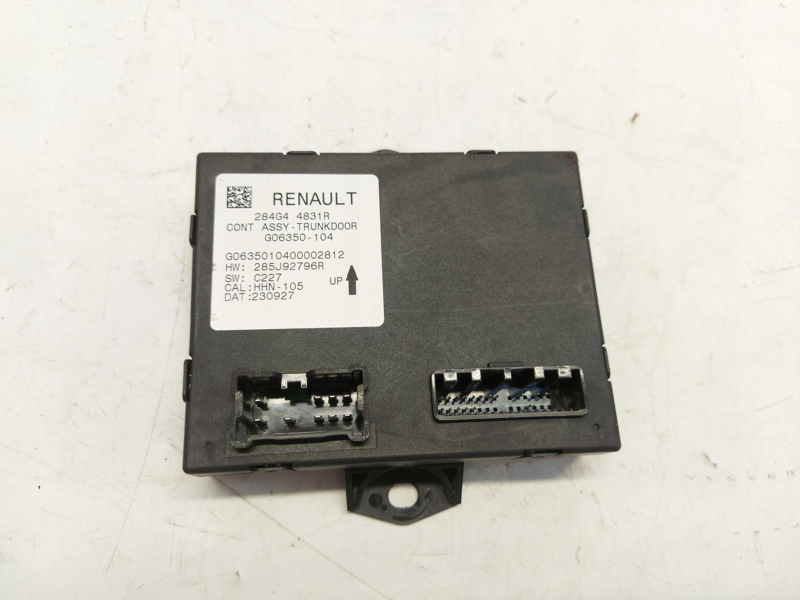 RENAULT AUSTRAL E module of control bonnet boot 284G44831R