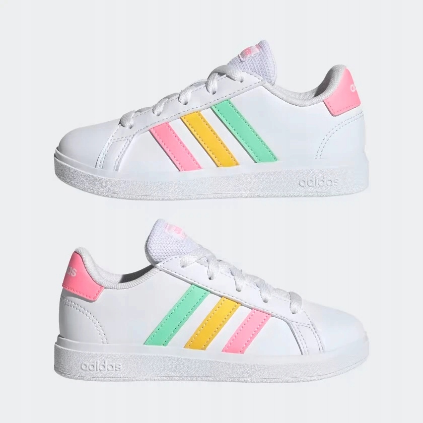 Buty młodzieżowe Sportowe białe Adidas Grand Court 2.0 HP8910 r.34