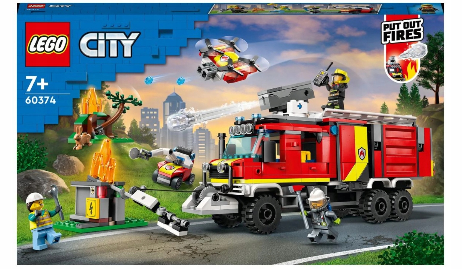 Lego City Terénní hasičský vůz Sada 60374