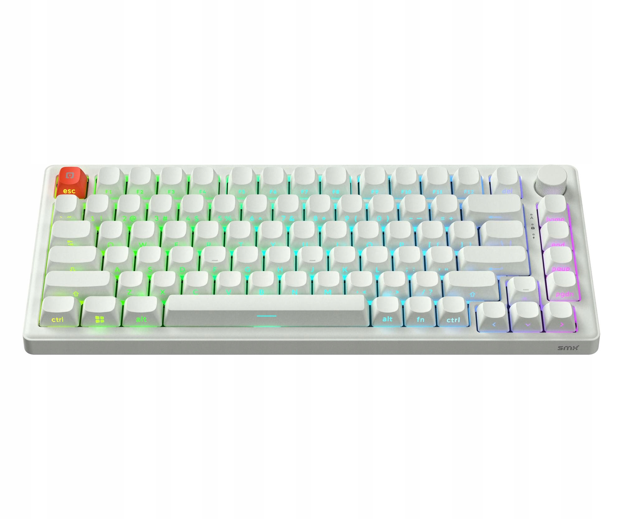 Klawiatura przewodowa Smx Kishu Jelly Switch Lumos white