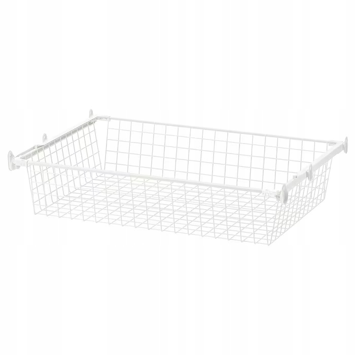 

Ikea Hjalpa Kosz Druciany Z Prowadnicą Biały 80x55