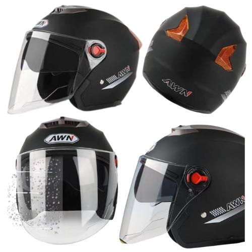 Otwarty Kask Motocyklowy Na Skuter Motor Chopper Daszek Blenda