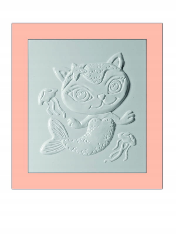 Wypukła Malowanka Fantazja SYRENKOTKA Zestaw Kreat Rodzaj malowanki