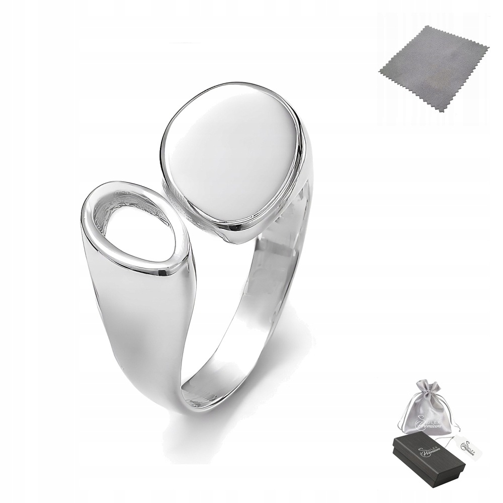 Prstýnek ryzost 925 Moderní a elegantní prsten Duo vel.