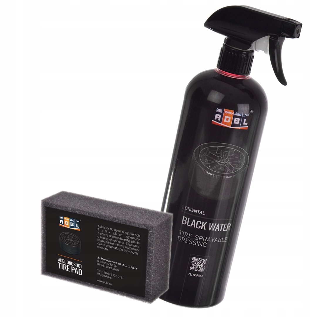 

Adbl Black Water do opon 500ml Aplikator One Shot