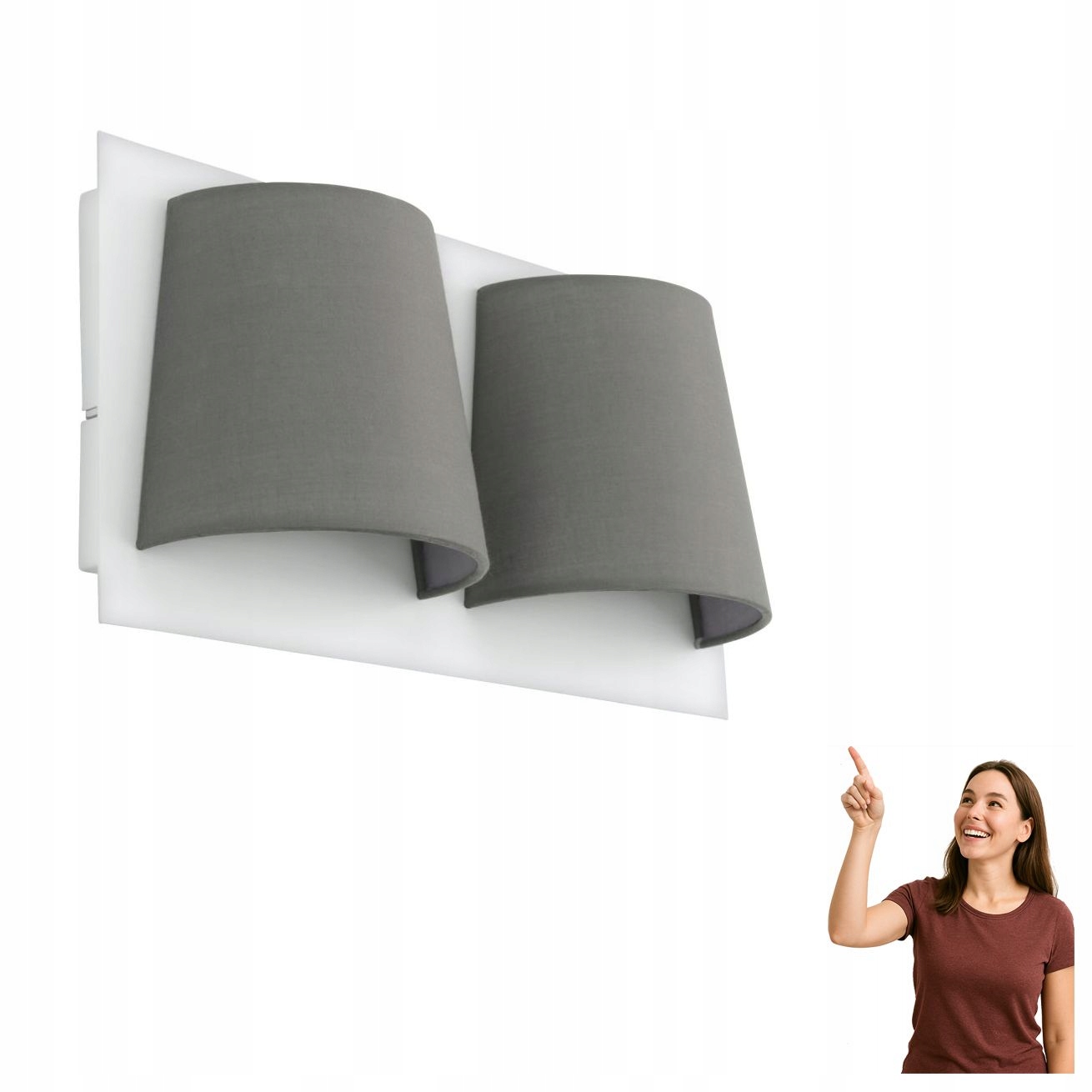 Led nástenná lampa 2x5,4W Serravalle 97625 Eglo