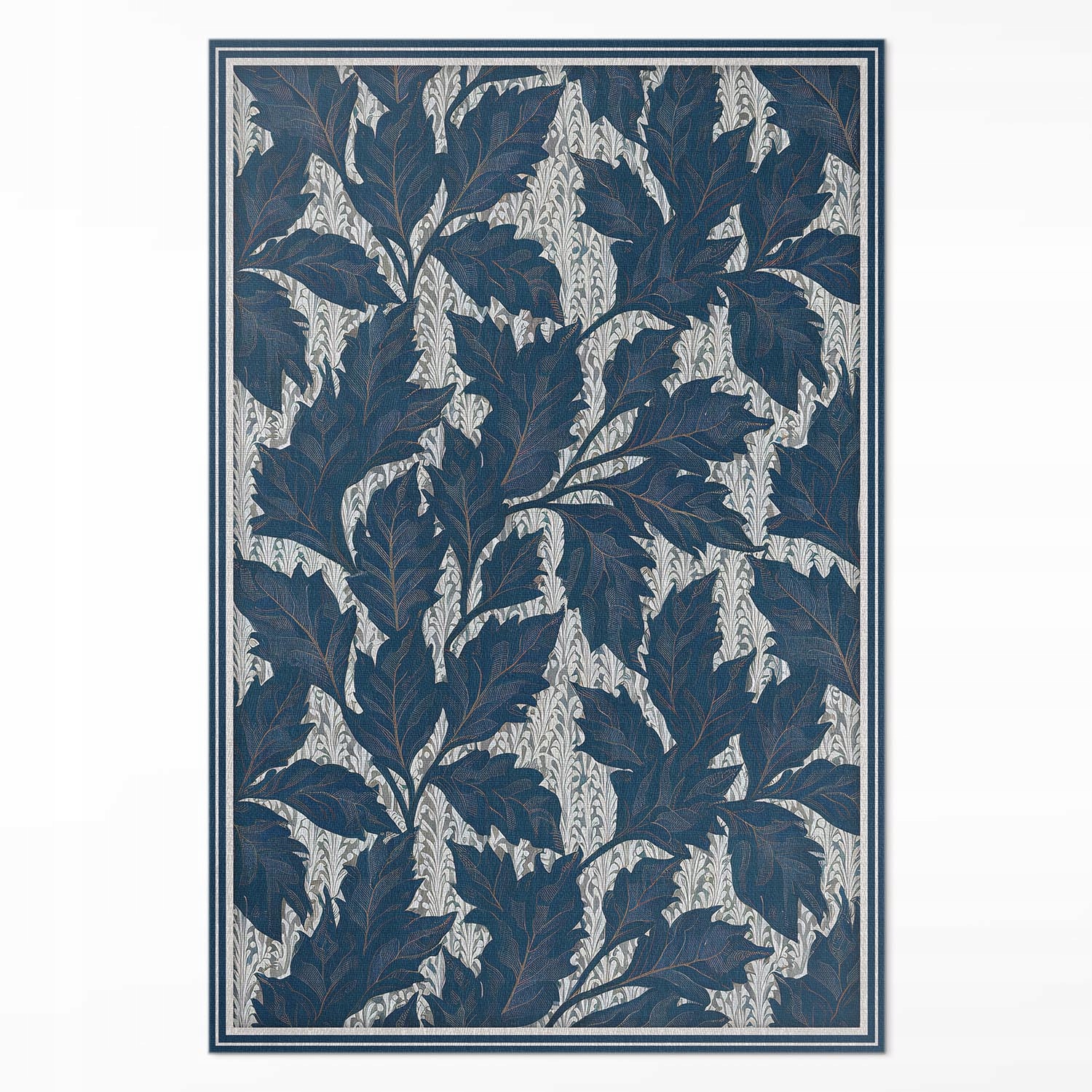 Dekoratívny vnútorný koberec Dekoratívne listy v starom štýle 120 x 180 cm