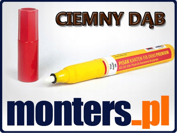 Kanten FIX OKNO PREMIUM Pisak Korektor CIEMNY DĄB Marka Ottimo Systems