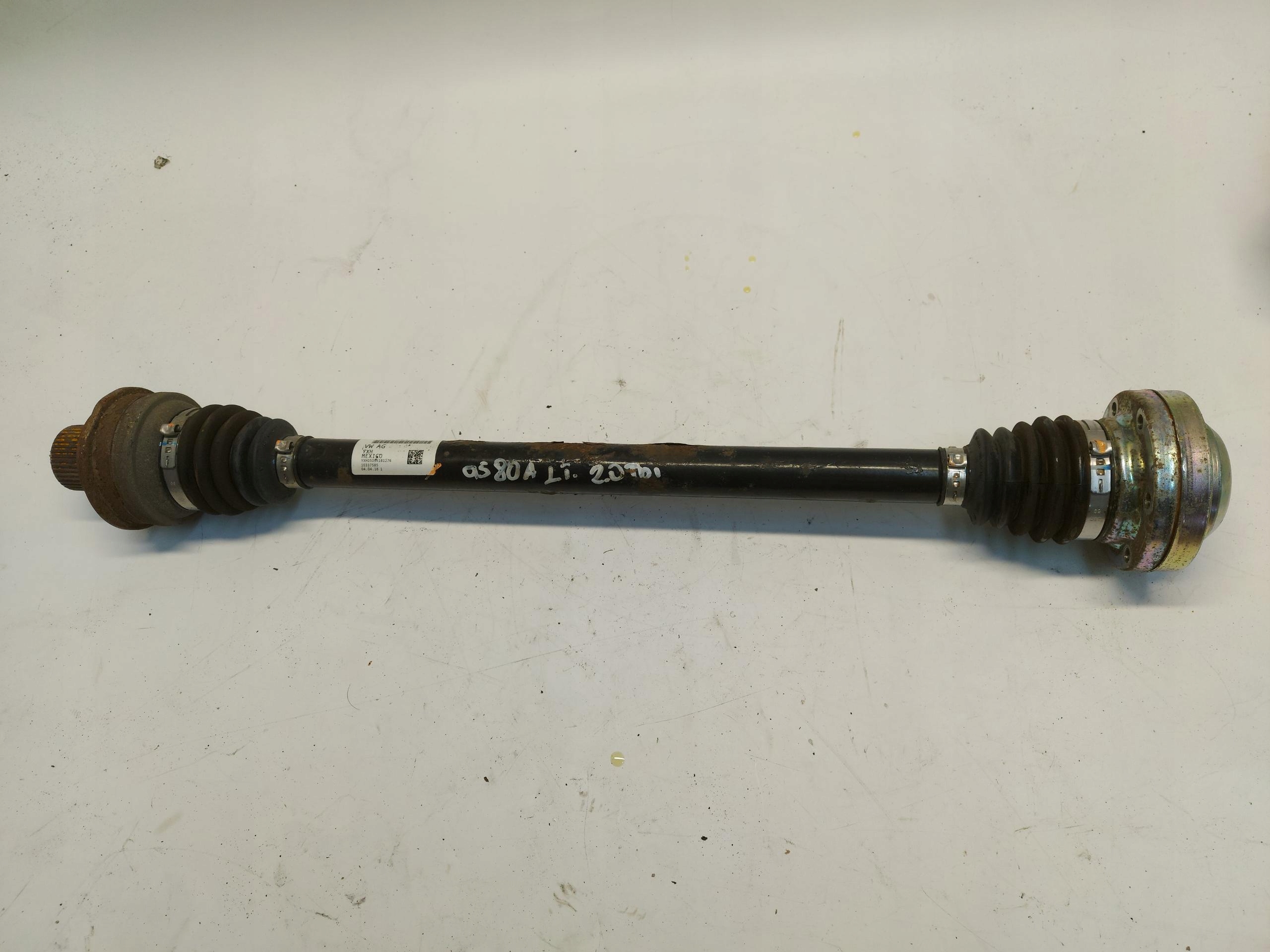 Audi Q5 80A 45 TFSI semi-axis left rear part 80A501203G