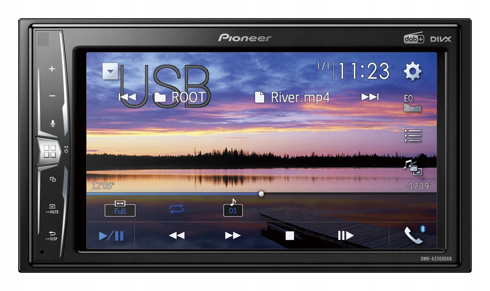 Pioneer DMH-A3300DAB Autorádio 2DIN LCD 6.2'' Dab+ Bluetooth