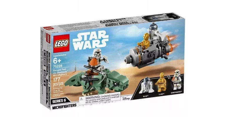 Lego Star Wars 75228 Kapsuła Ratunkowa Kontra Dewback