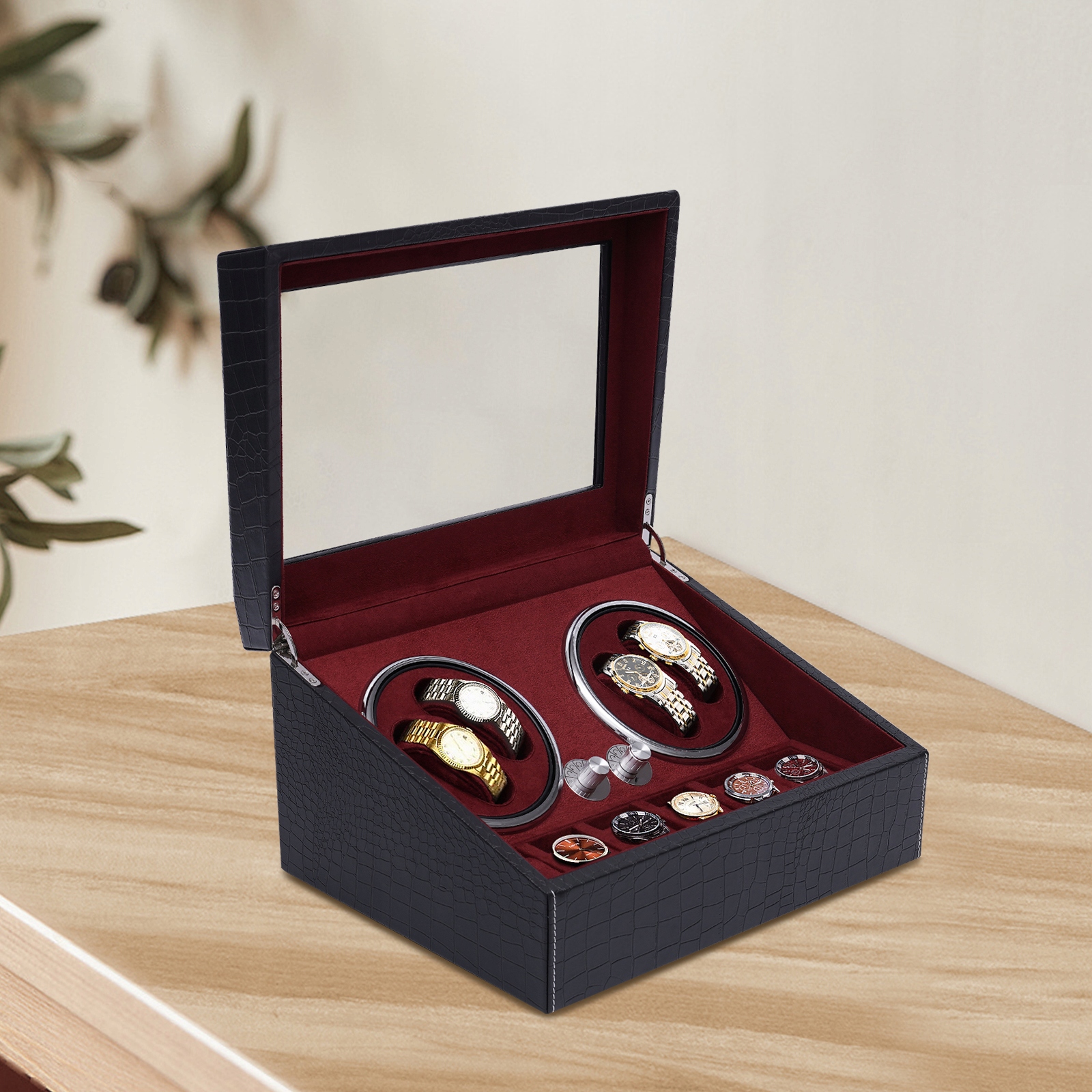 Automatyczne zegarki LED Oświetlenie 4+6 Marka inny