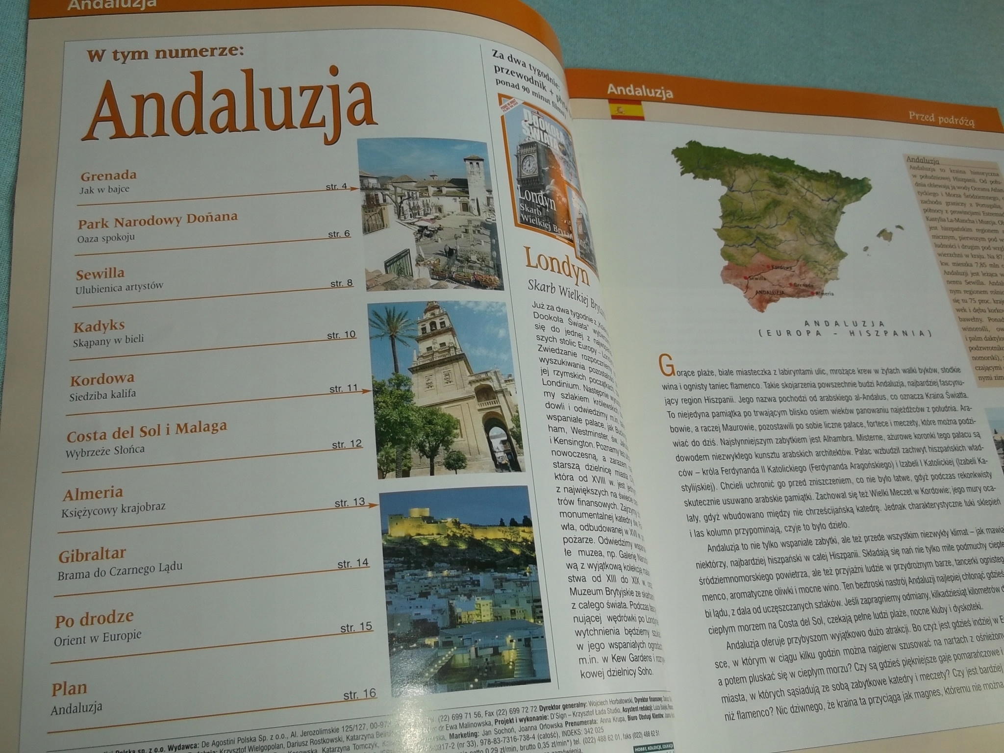 Dookoła Świata - ANDALUZJA nr.33 ISSN 9788324809172