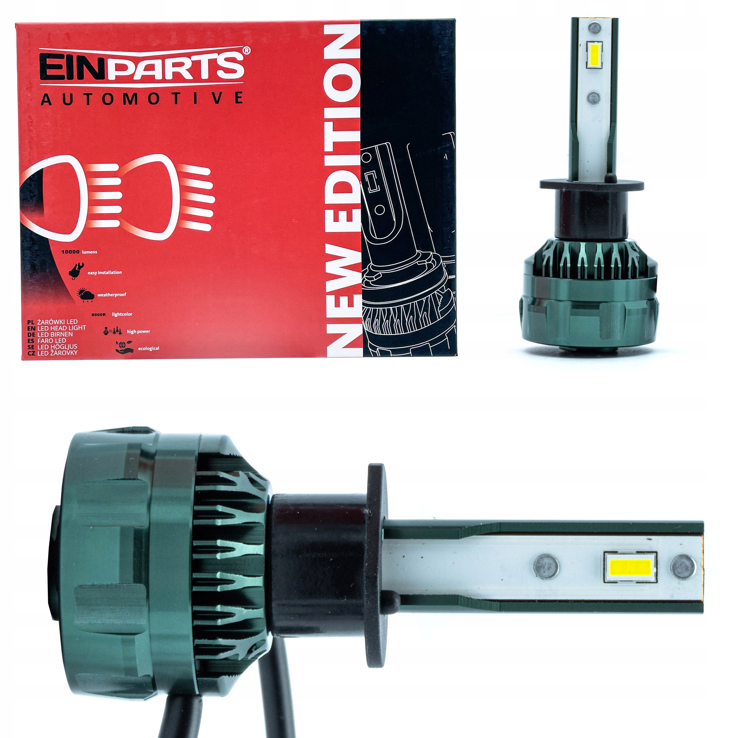 Led Žárovky H1 Flip Chip V2 6000K 12/24V Canbus