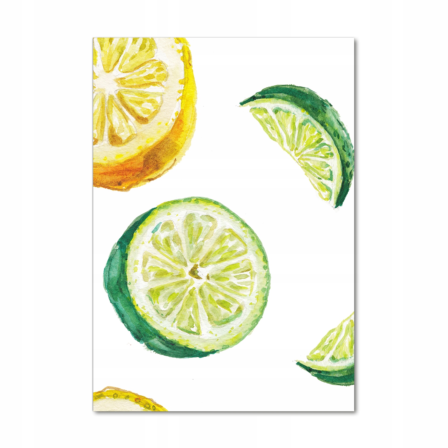

Foto obraz akrylowy Limonki i cytryny 70x100 cm