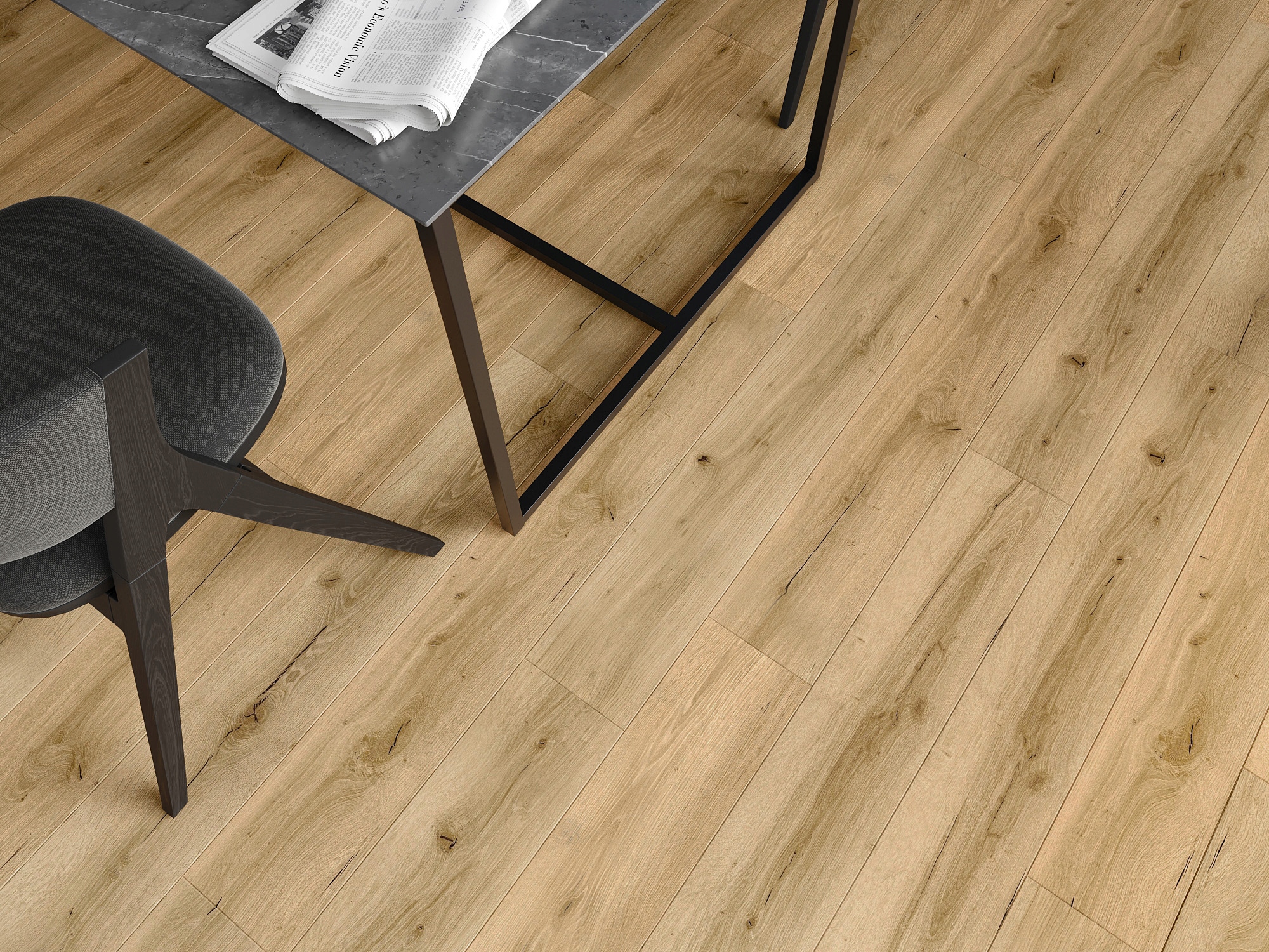 MEXEN BEAVER CREEK PANELE WINYLOWE SPC 6,5 MM PODKŁAD IXPE 4 V-FUGA DĄB Długość 124 cm