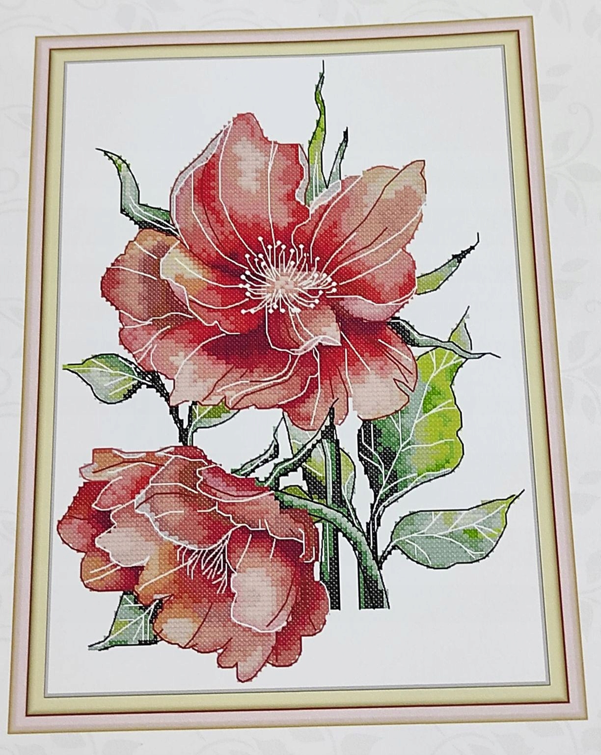 Křížková výšivka počítaná sada (kanva, mulina)