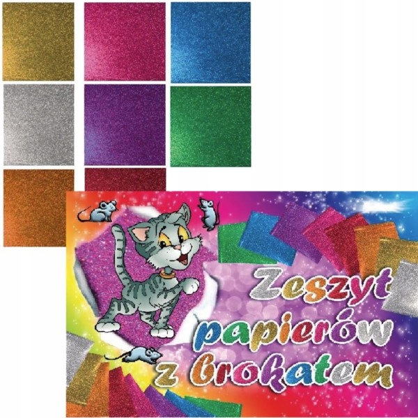

Papier Kolorowy Brokatowy B5 ZB-8