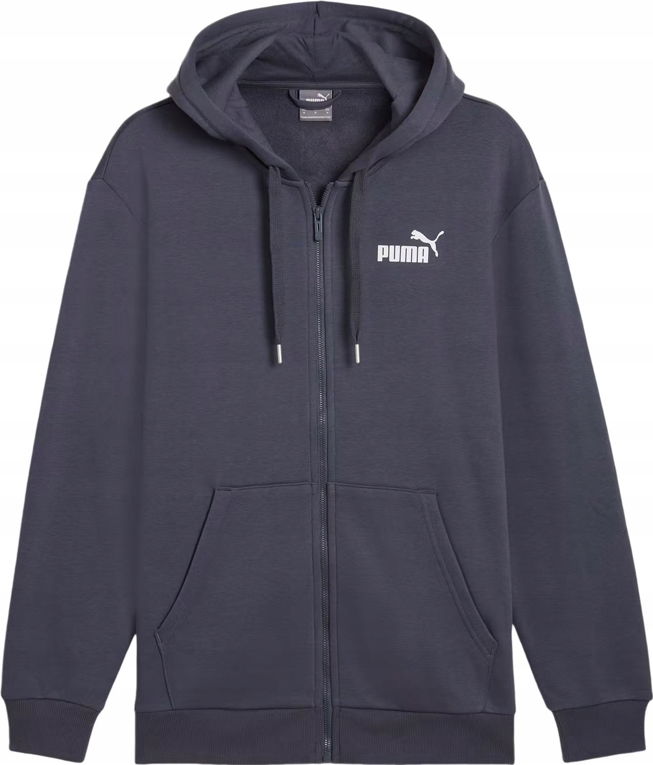 3315 Pánská Mikina Puma Rozepínací S Kapucí Bavlněná Zateplená Šedá M