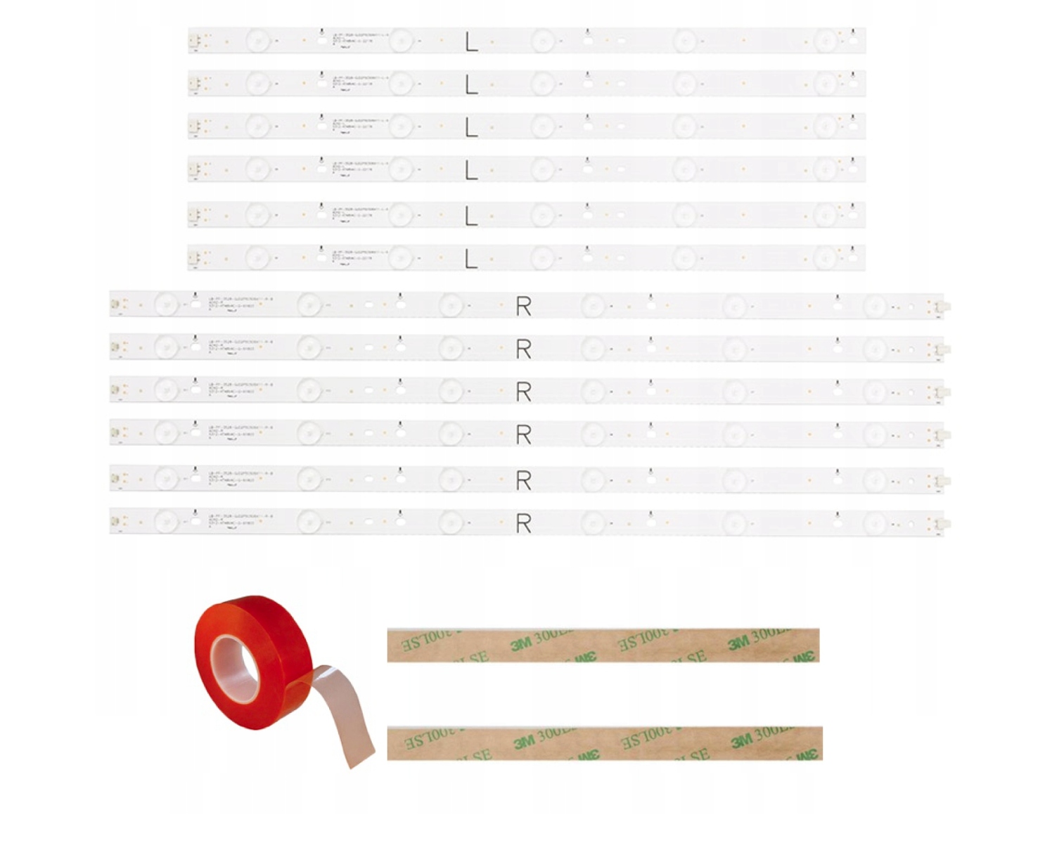 Led Lišty Philips 50PFK4009 50PFH4009 50PFT4509/12 50PFH5300 50PFL6340/T3
