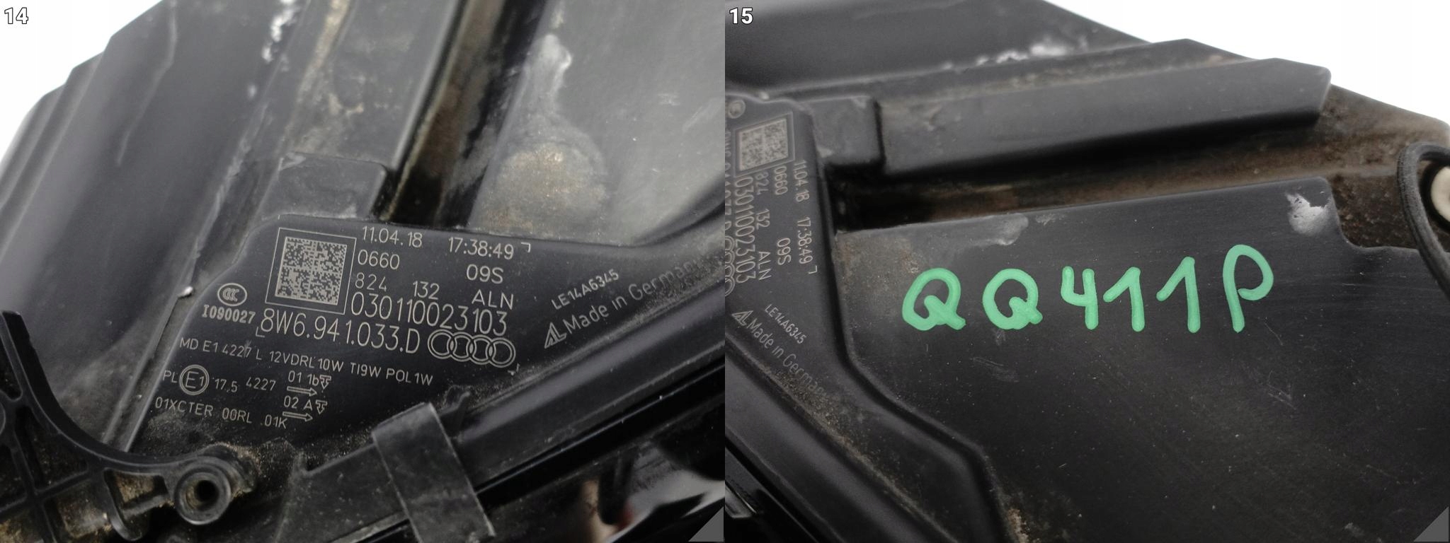 AUDI A5 S5 8W6 F5 B9 16-19 light HEADLIGHT FULL LED left front EUROPA *033D