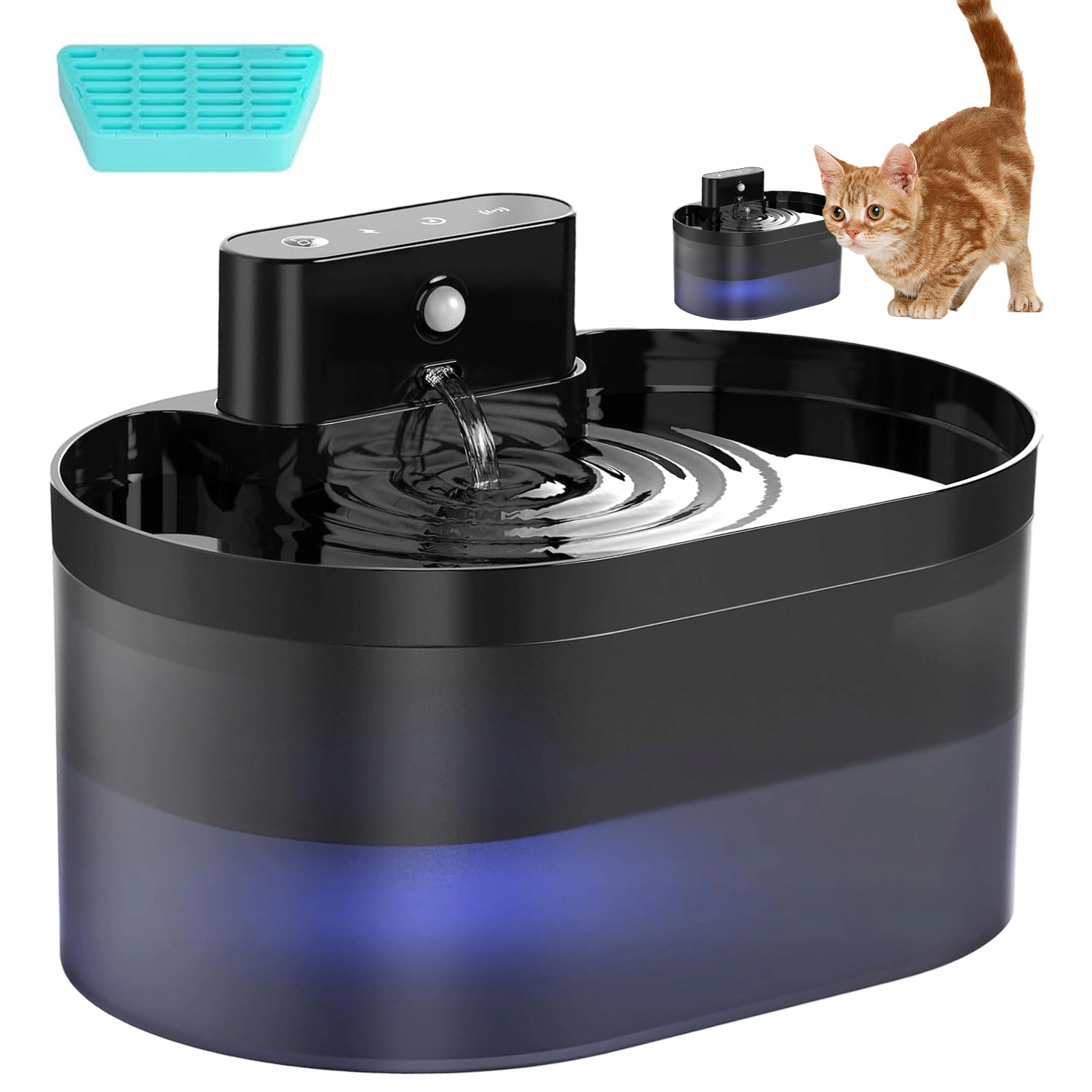 Levně Fontána Pro Zvířata 2,2 L Tři Vodní Režimy Na Výběr