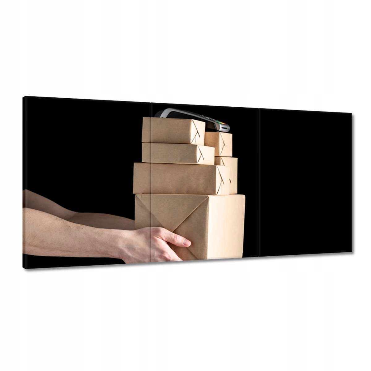 Obrazy 180x90 Odovzdávanie balíkov papier
