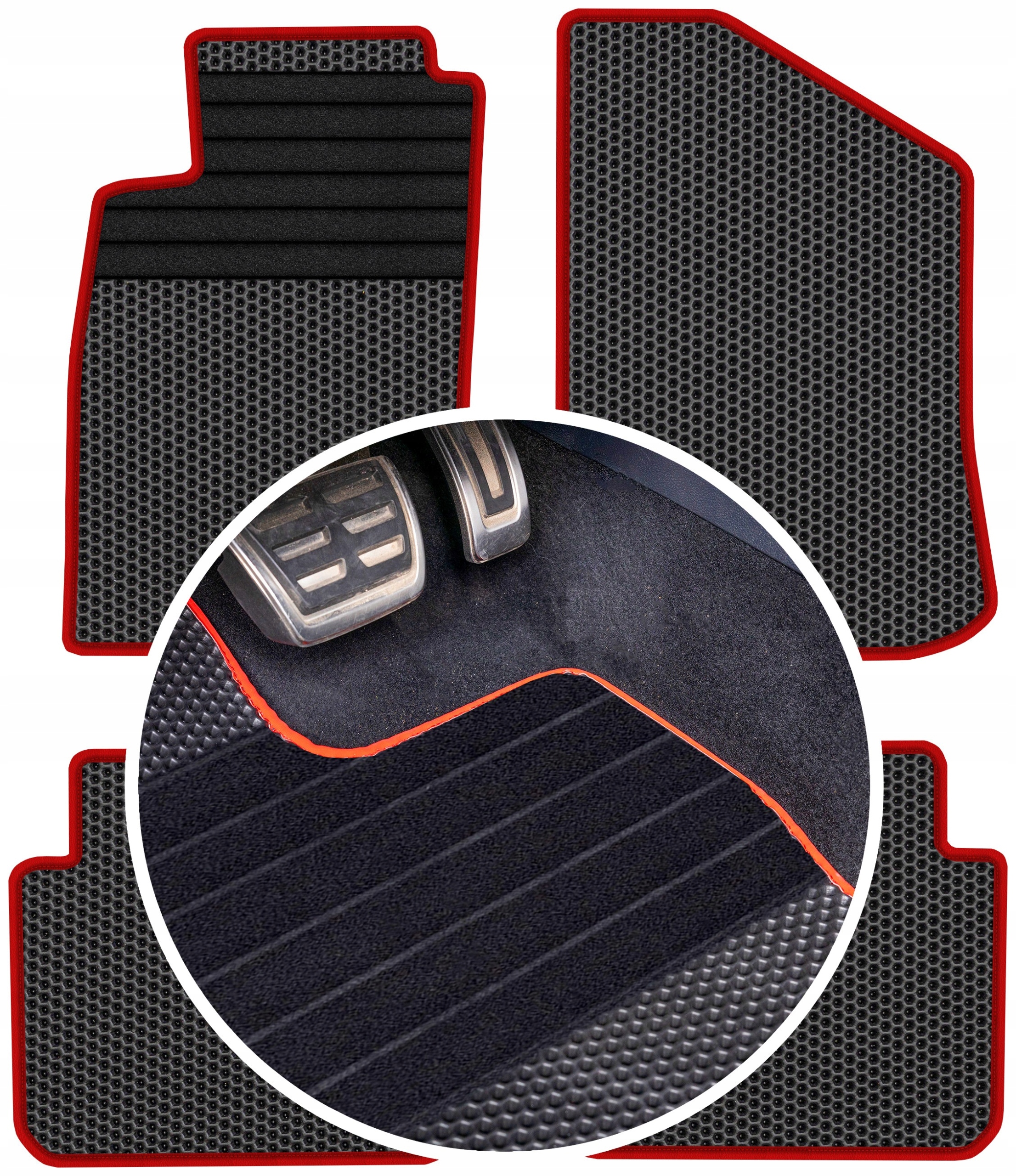 Mitsubishi Lancer IV 1988-1992 Gumové koberce Eva Eternity Plastry Medu
