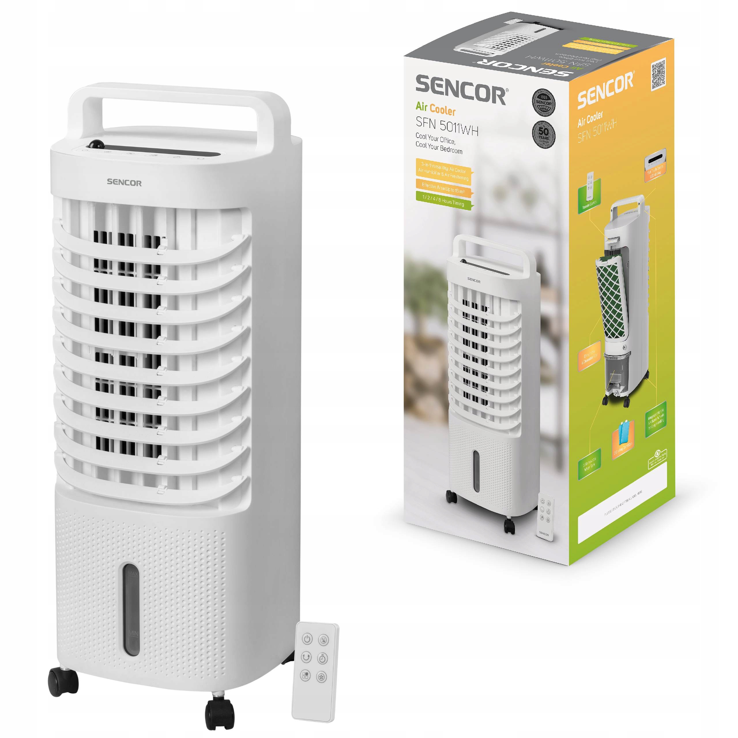 Klimatyzator Sencor Sfn 5011WH 45W 3 Prędkości Biały
