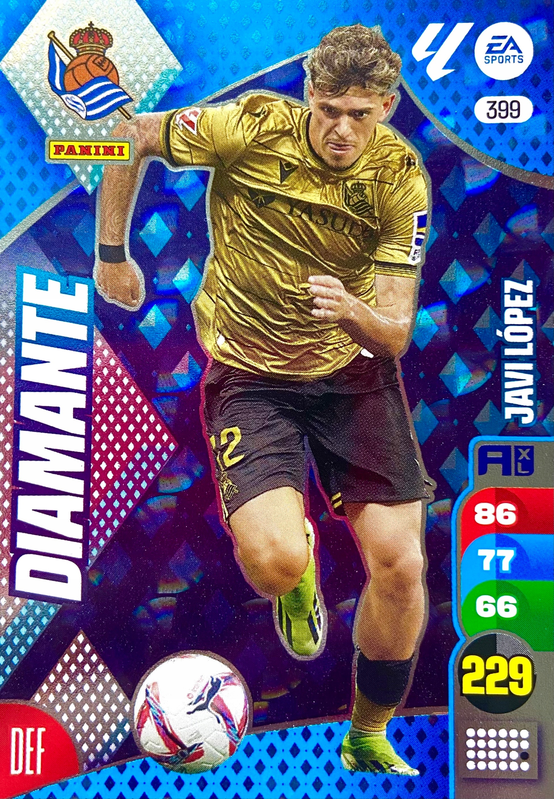 Panini La Liga 2024-25 2025 Diamante 399 Javi Lopez Real Sociedad