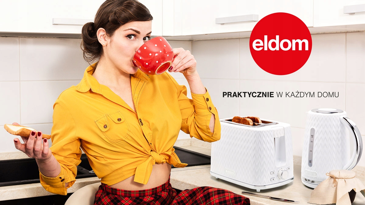 TOSTER TO265 CZARNY NELE ELDOM STAR COLLECTION Sterowanie mechaniczne