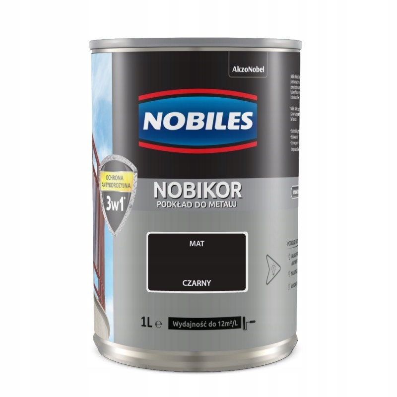 

Nobikor 1L Czarny unikor podkład minia farba