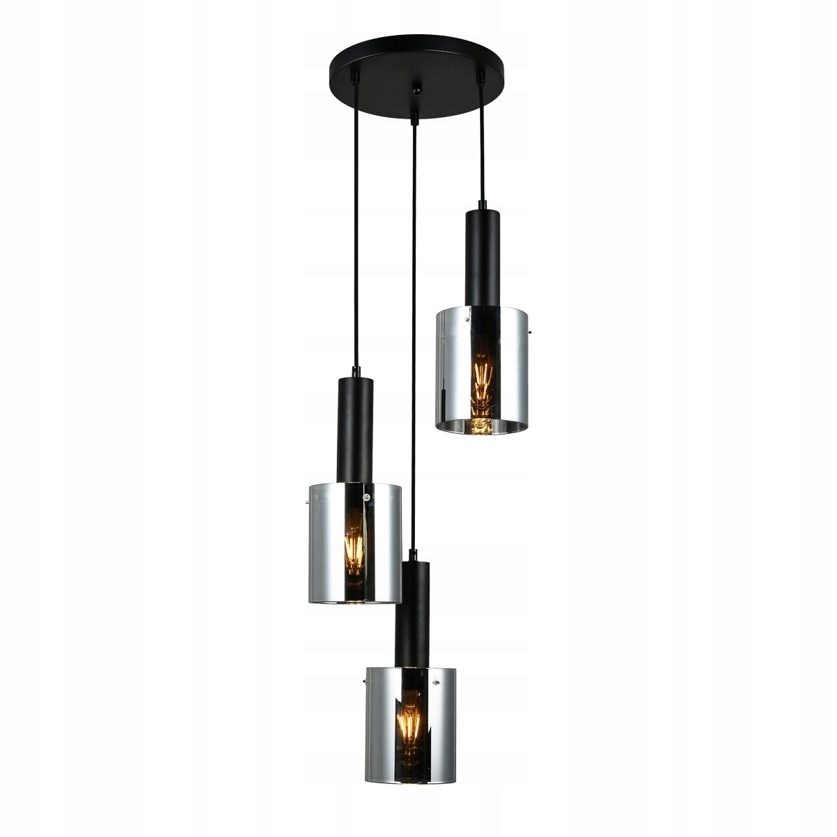 Sardo PND-5581-3A-BK+SG závesná lampa