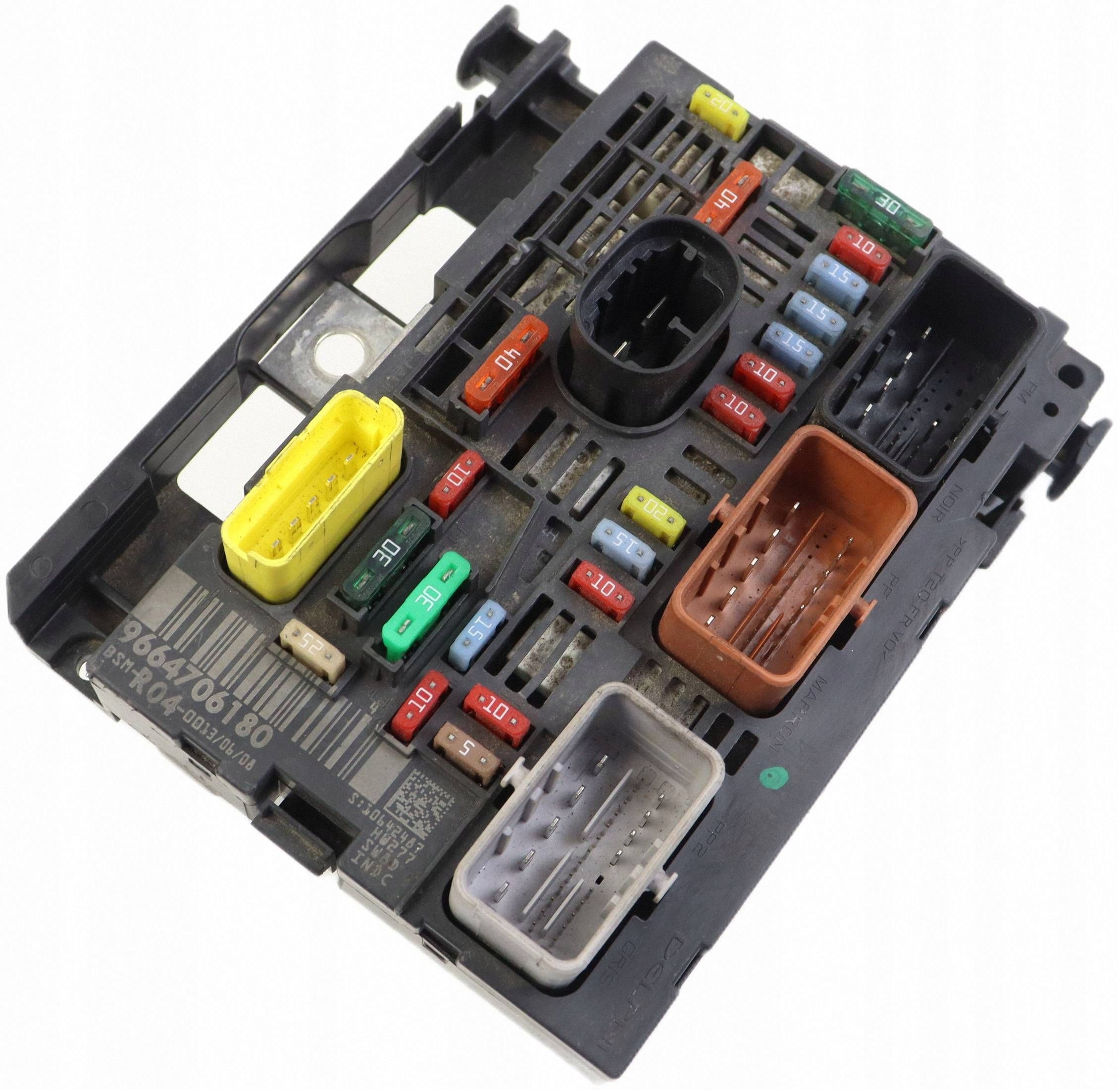 CITROEN PEUGEOT module compartment control unit BSM 9664706180