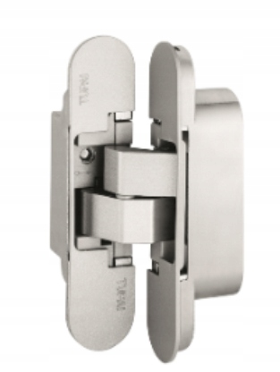 3D závěs Tupai bezpříchytkový 1716-153, 110 x 24 mm, satén chrom