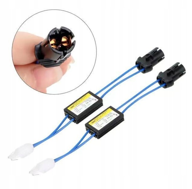 Filtry Rezystory Oporniki Can-bus Do Żarówek Led W5W 5W5 T10 Bez Błędu Kpl