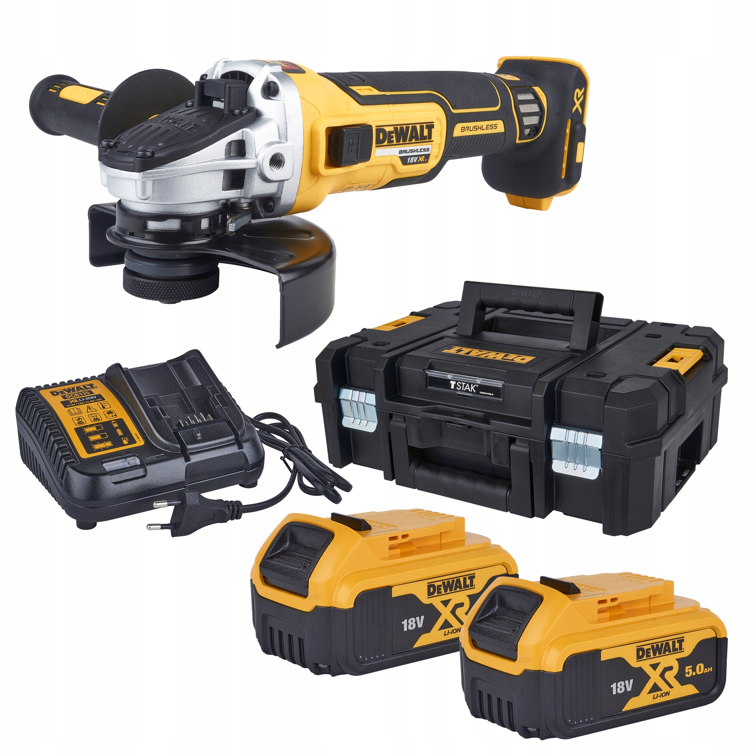 Dewalt DCG405P2 szlifierka kątowa 18V 2x5Ah