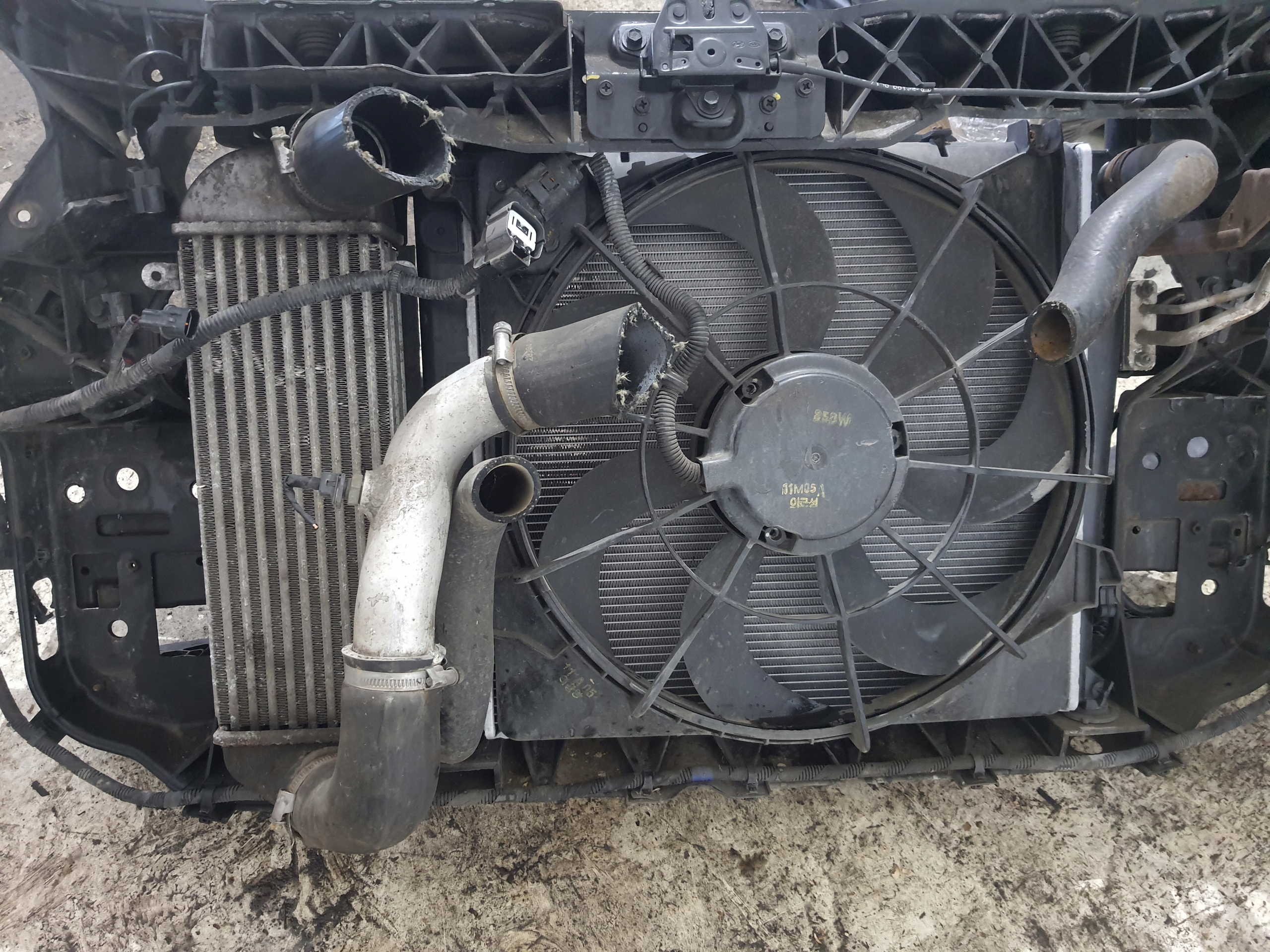 KIA SORENTO II 09-12 support panel for radiators DIESEL