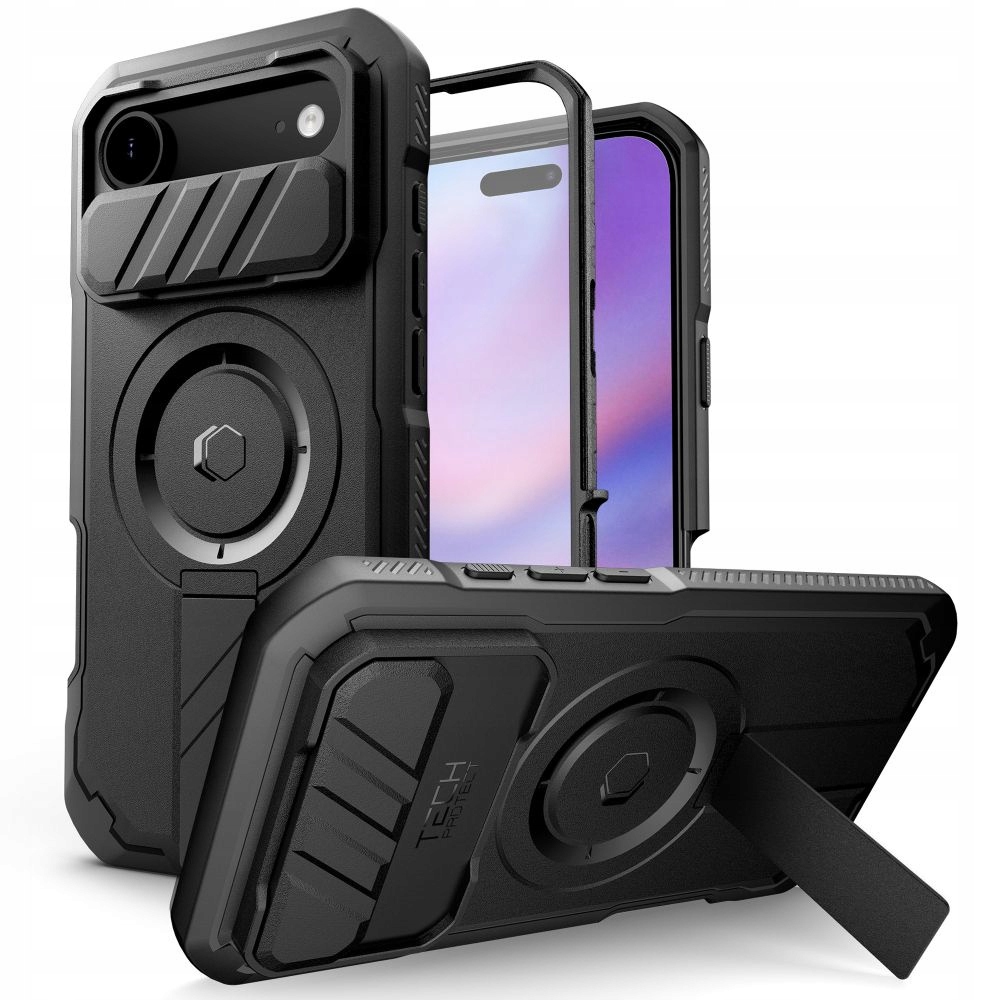 Etui do iPhone 17 Air Tech-Protect Kevlar MagSafe czarne