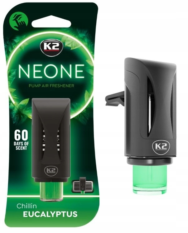 K2 Neone Eucaliptus Zapach W Kratkę Nawiewu Z Pompką