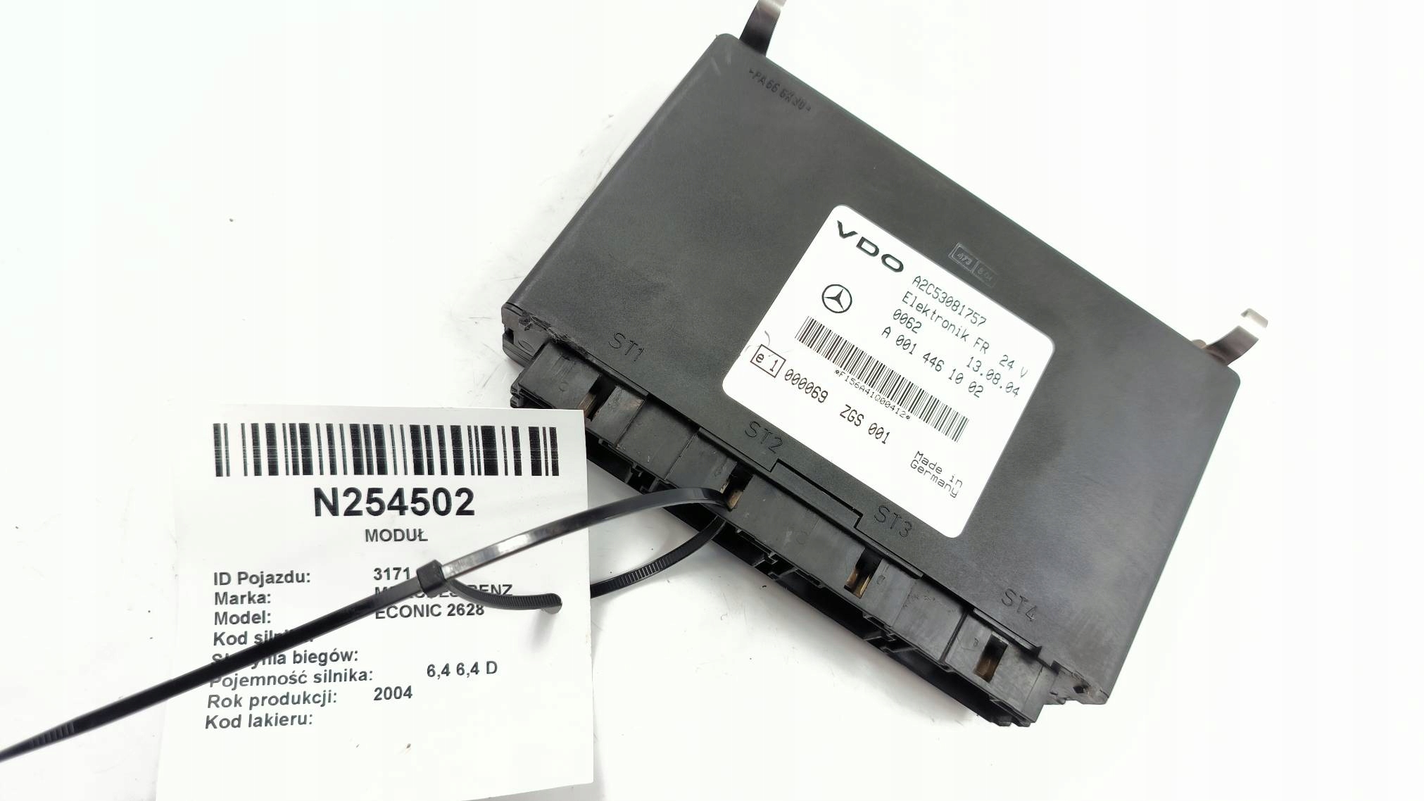 modulo FR VDO A0014461002 mercedes-BENZ ECONIC 2628