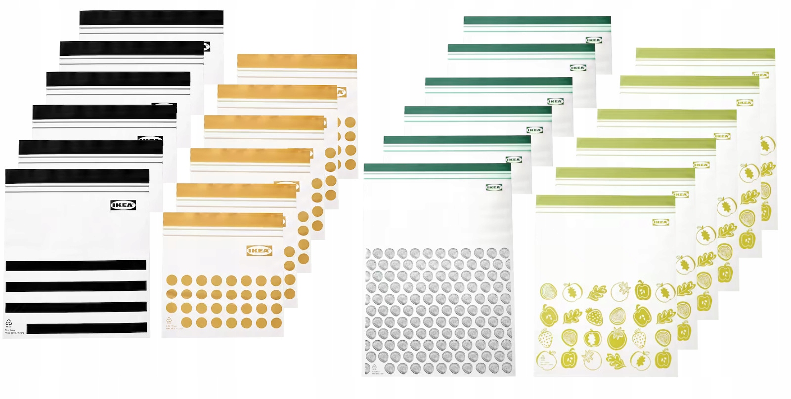 

Ikea woreczki Istad torebki strunowe zestaw 90szt
