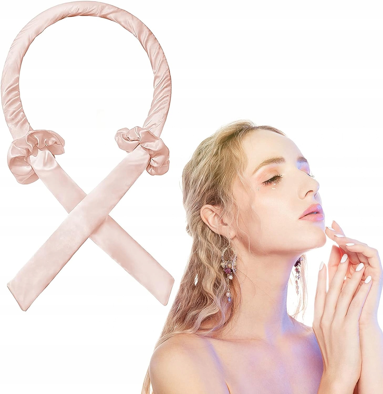 WAŁEK DO KRĘCENIA WŁOSÓW OPASKA DO ROBIENIA LOKÓW