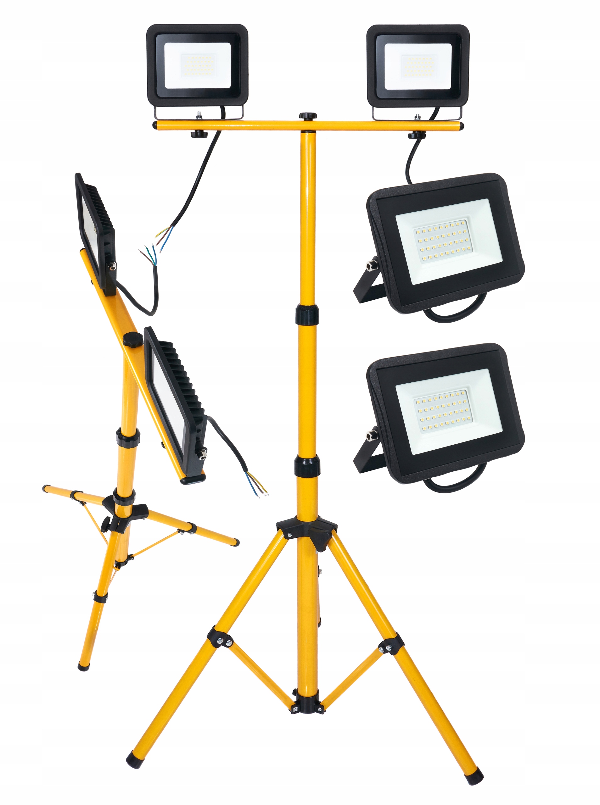 

Naświetlacz halogen lampa Led 2x 20W statyw