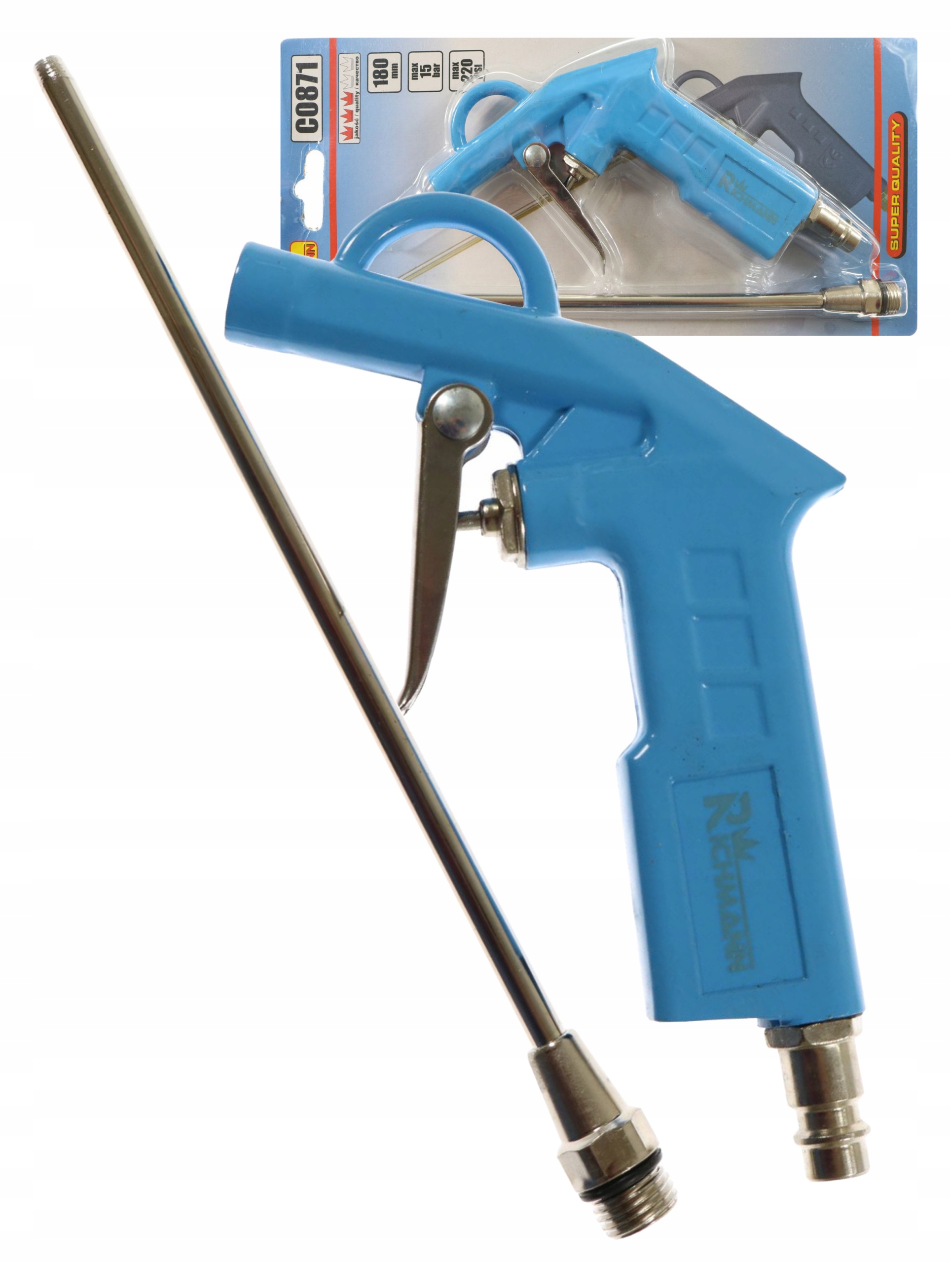 

Pistolet Do Przedmuchiwania Długa Dysza 180mm