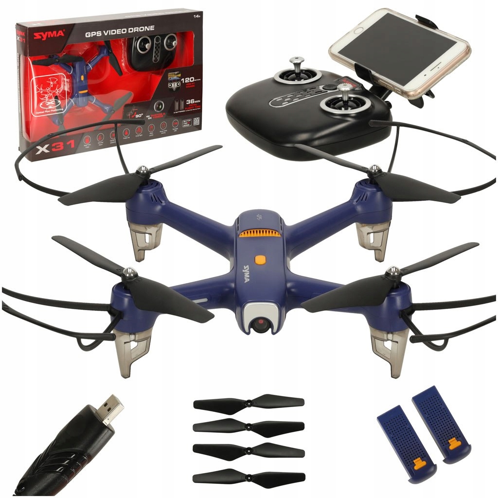 Dron Rc Syma X31 kamera Hd 2,4GHz Gps 5G Kik