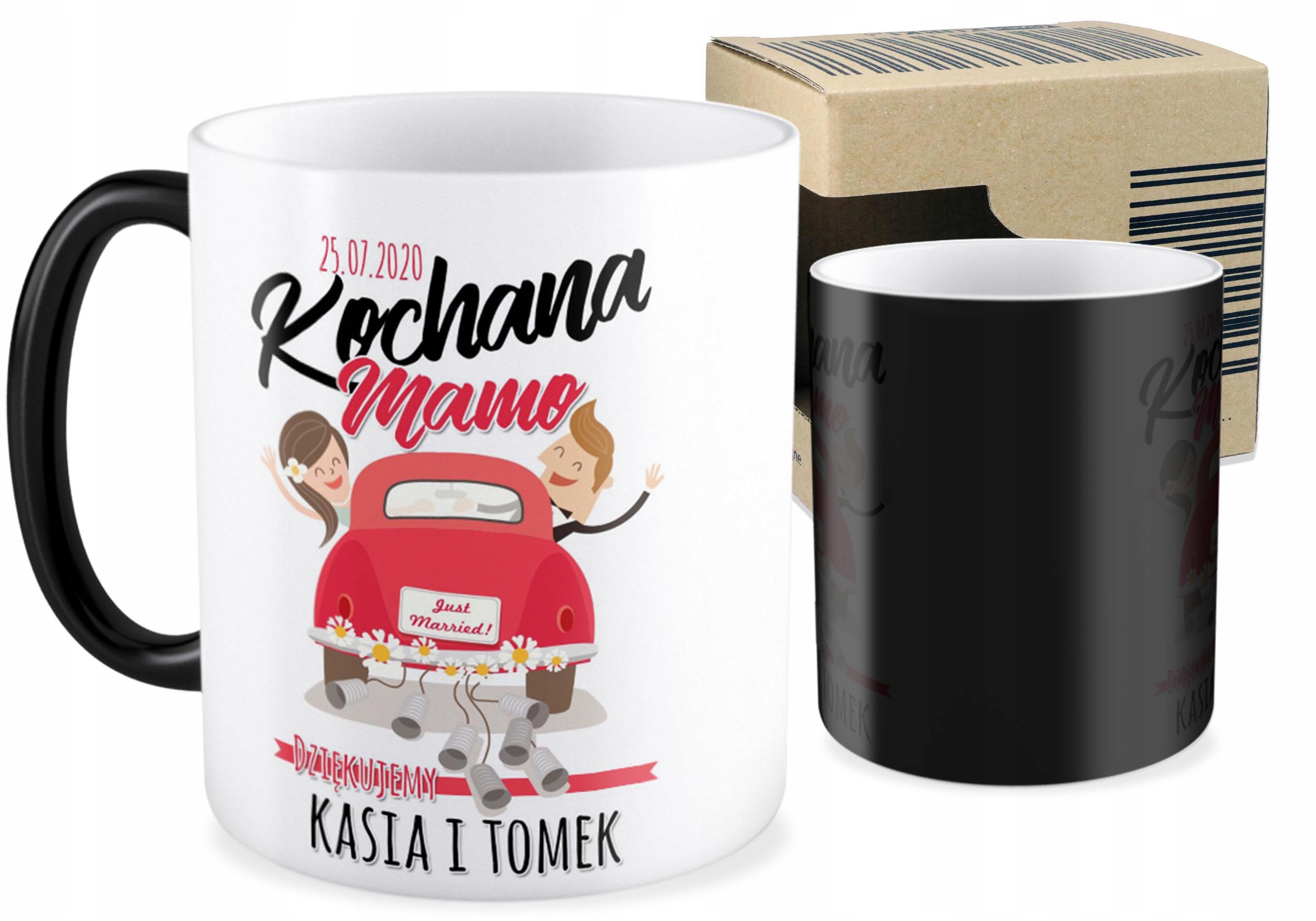 

Kubek magiczny podziękowania dla Rodziców Ślub