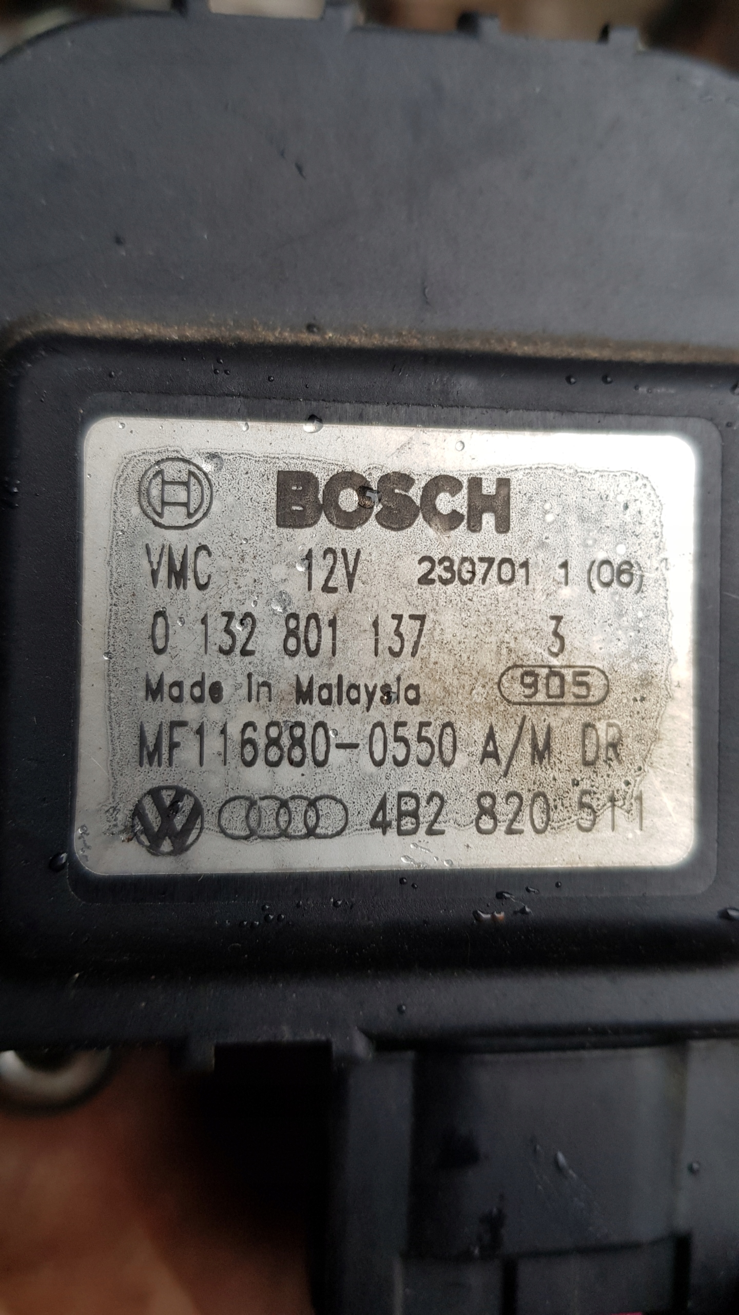 AUDI A6 C5 Micro moteur Bloc de chauffage complet 0132801197