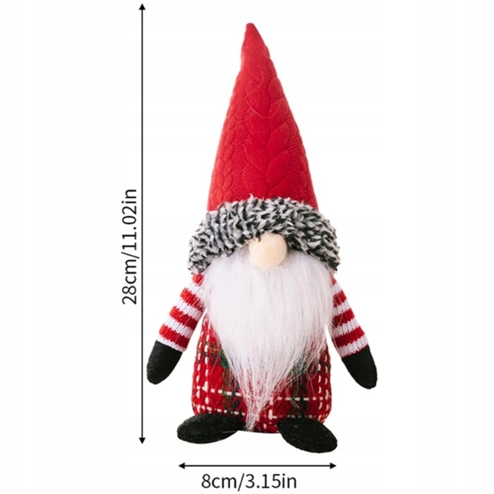 SKRZAT MIKOŁAJ GNOM ŚWIĄTECZNY NA PREZENT ŚWIĘTA BOŻE NARODZENIE STOJĄCY Motyw skrzat