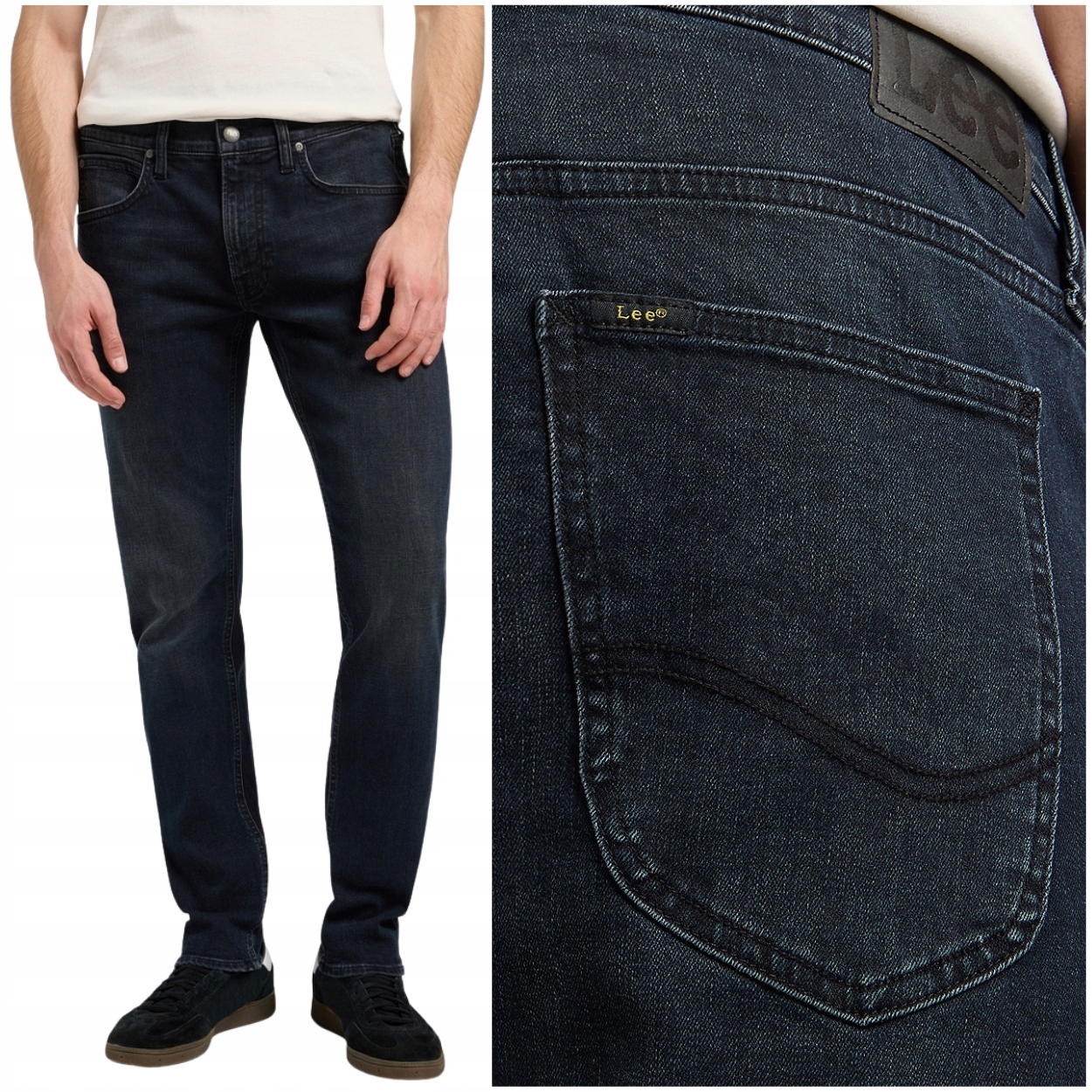 Lee Luke slim Below Zero elastické silně zúžené džínové kalhoty W31 L30